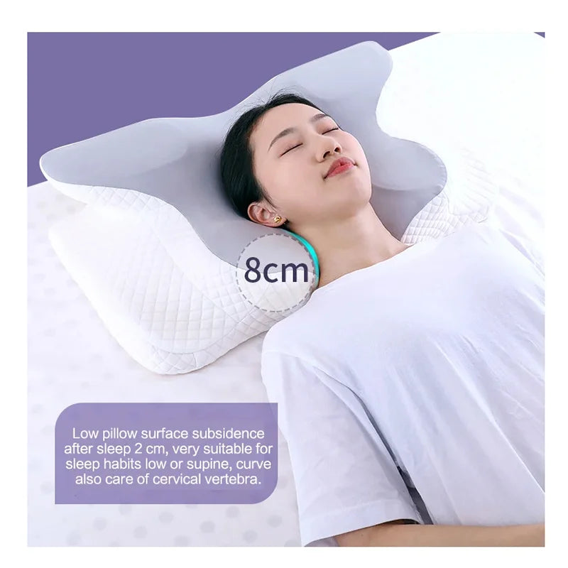 Butterfly-Shaped Memory Foam Cervical Pillow