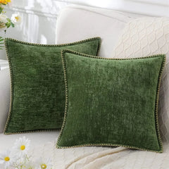 Chenille Decorative Throw Pillow Cover