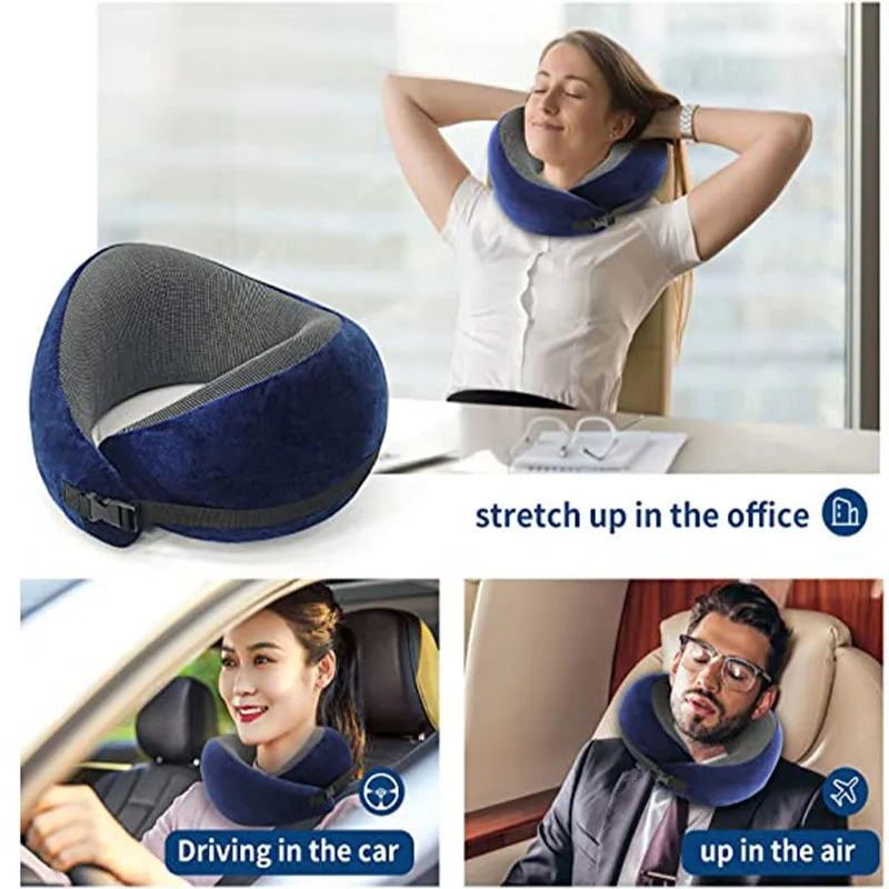 Portable Memory Foam Neck Pillow