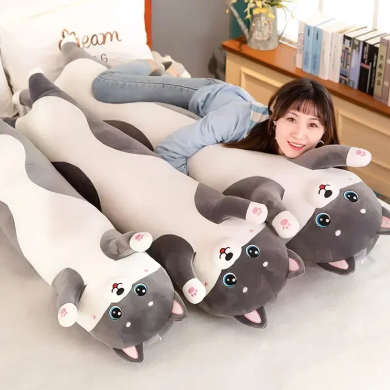 Soft Husky Side Sleeping Body Pillow