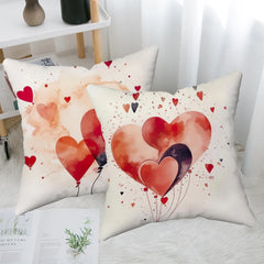 Heart Pillow Cover for Valentine's Day