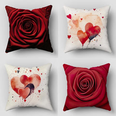 Heart Pillow Cover for Valentine's Day